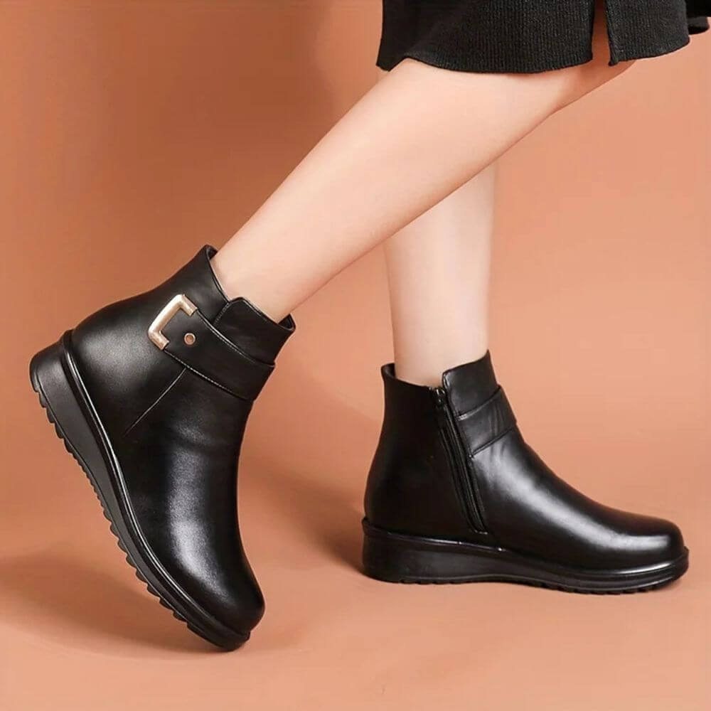 Bequeme orthopädische Stiefeletten für den täglichen Halt