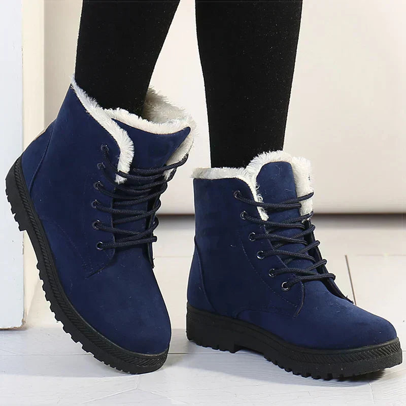 Gemütliche Winterwunderland Schnürstiefel