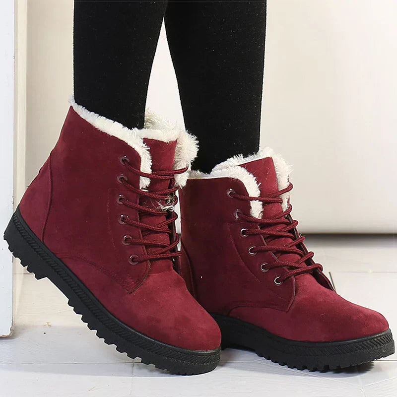 Gemütliche Winterwunderland Schnürstiefel
