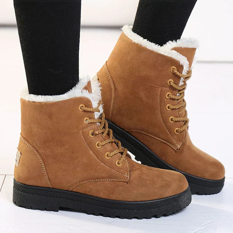 Gemütliche Winterwunderland Schnürstiefel