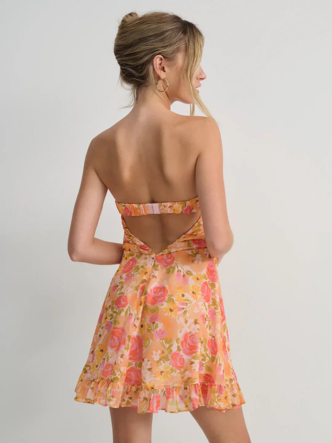 Boho Maxikleid mit Blumenmuster und fließender Silhouette - Livezo