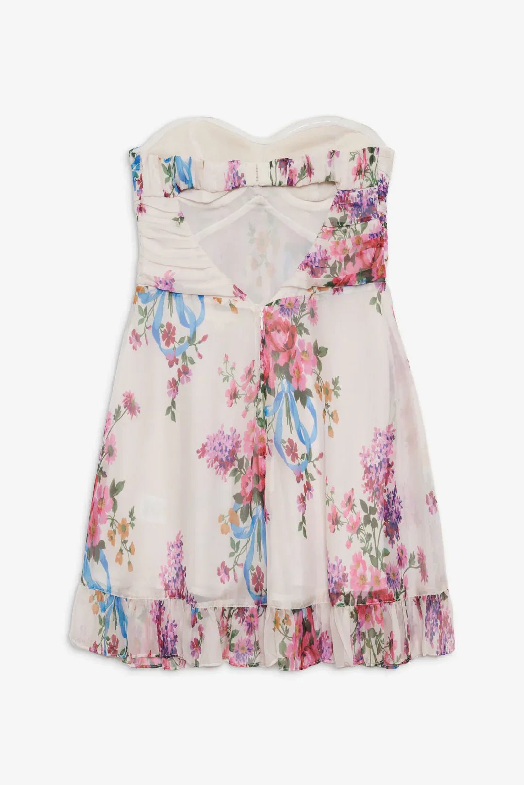 Boho Maxikleid mit Blumenmuster und fließender Silhouette - Livezo