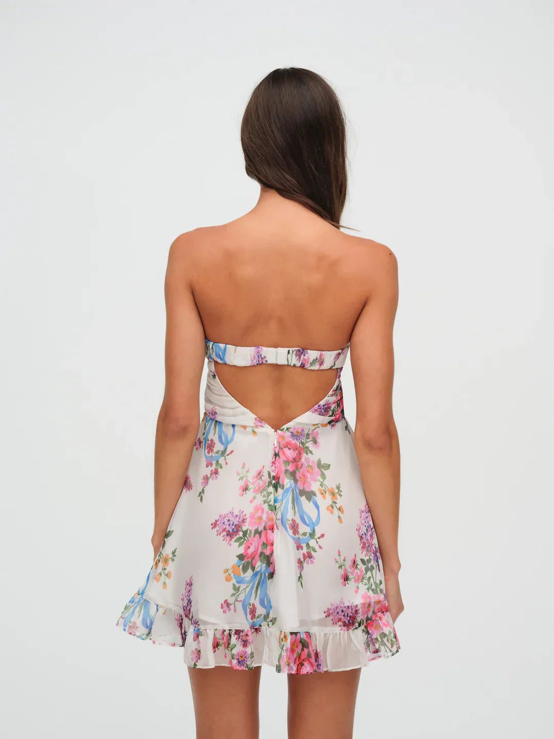 Boho Maxikleid mit Blumenmuster und fließender Silhouette - Livezo