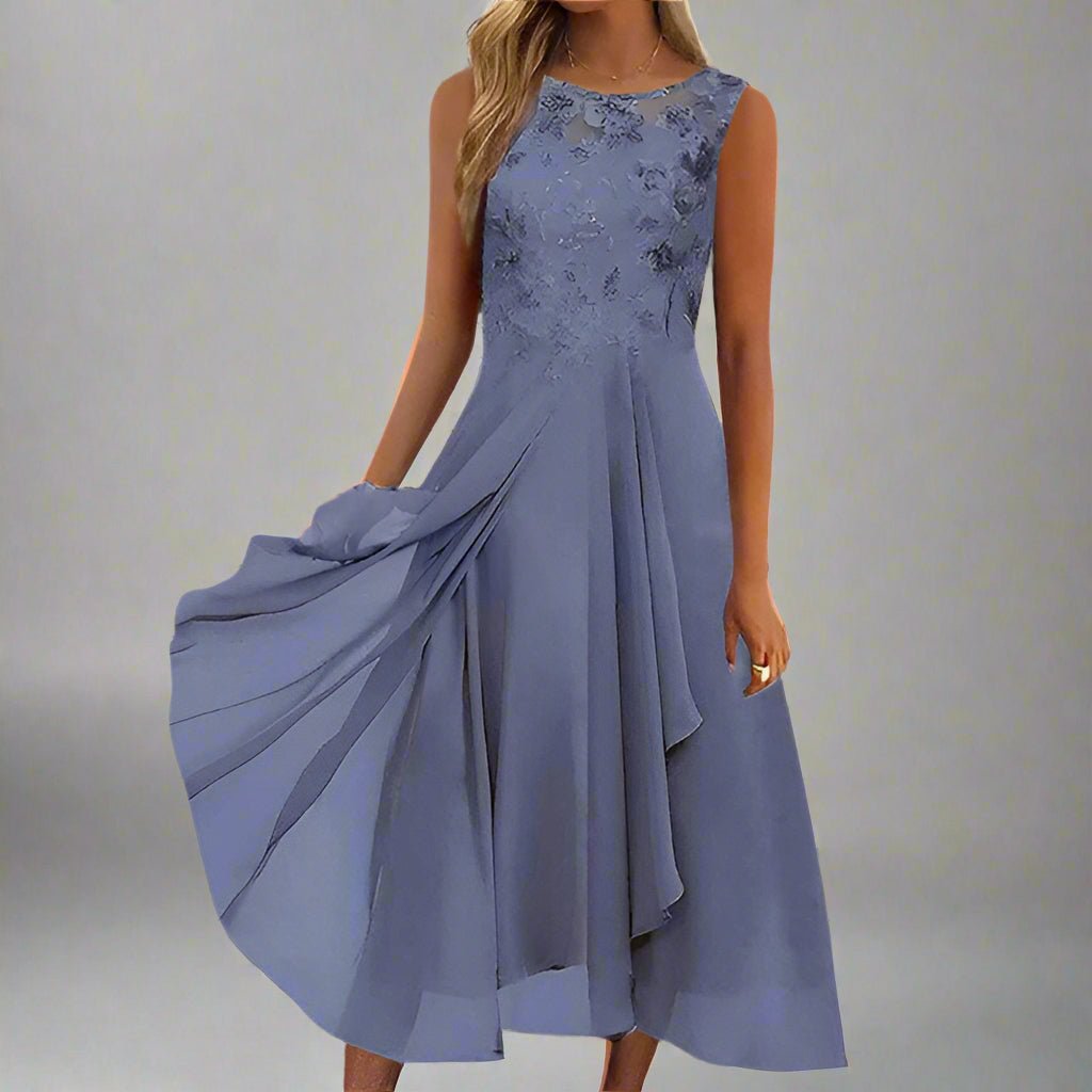 Elegantes Damen Sommerkleid - Atmungsaktiv, Femininer Schnitt, Ideal für Partys - Livezo