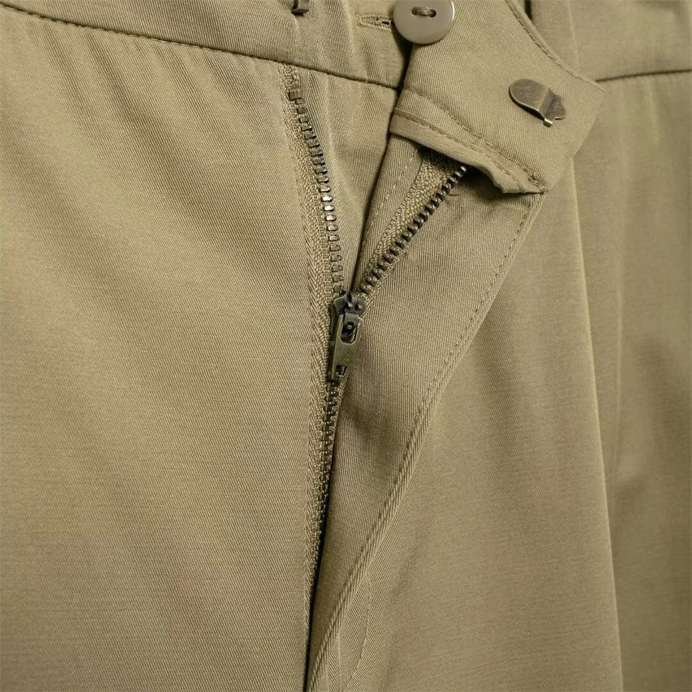 Freizeit - Utility - Cargojacke mit Riemen - und Taschenakzenten - Livezo