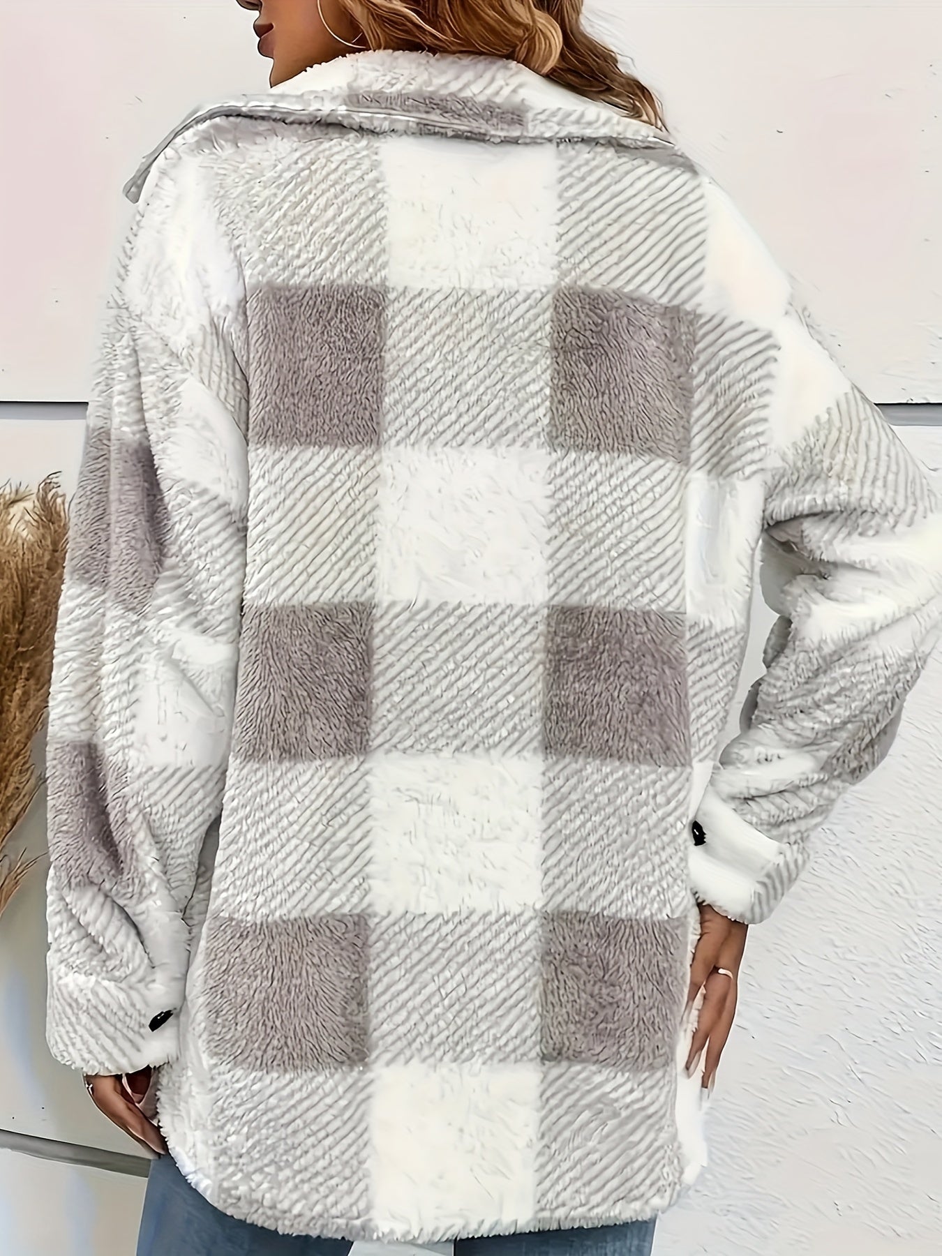 Gemütliche locker sitzende weiche Hemdjacke - Livezo