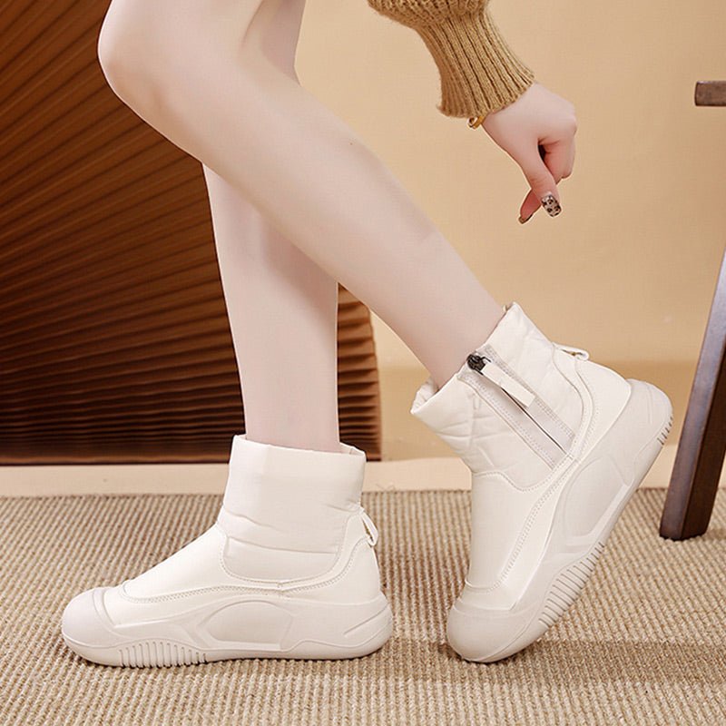Gemütliche rutschfeste Damen Winterstiefel - Livezo