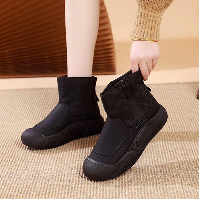 Gemütliche rutschfeste Damen Winterstiefel - Livezo