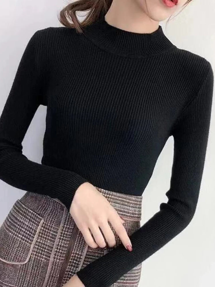 Gemütlicher gerippter Wollpullover für Damen - Livezo