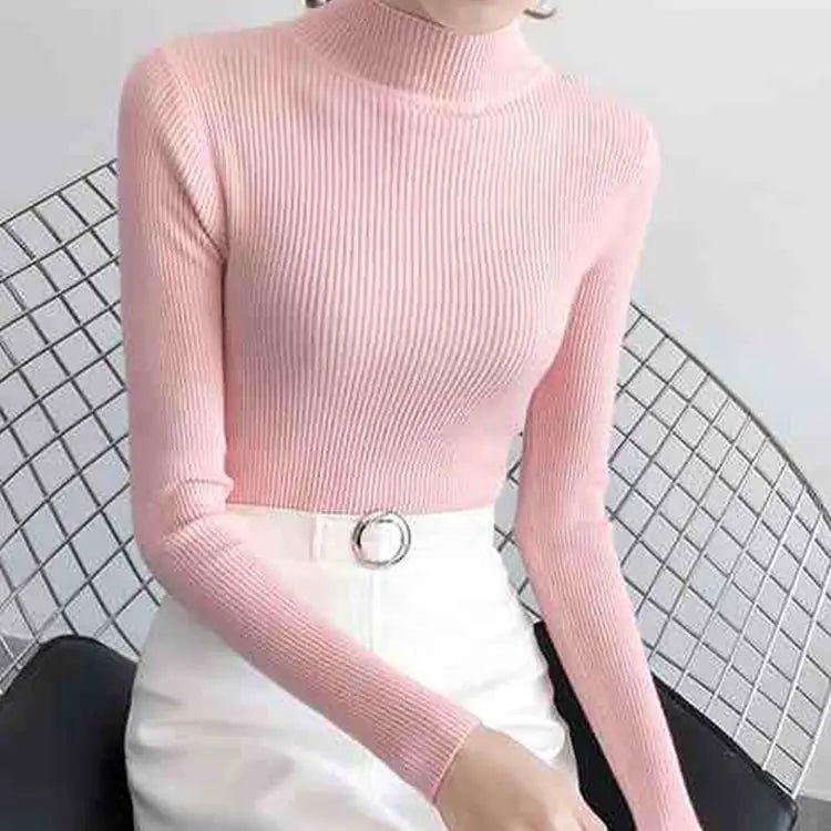 Gemütlicher gerippter Wollpullover für Damen - Livezo