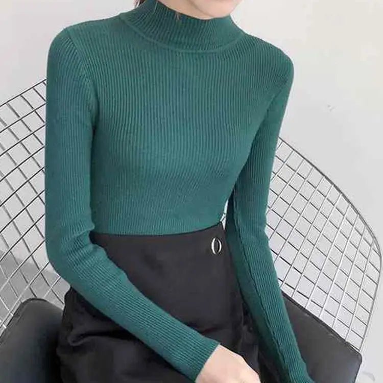 Gemütlicher gerippter Wollpullover für Damen - Livezo