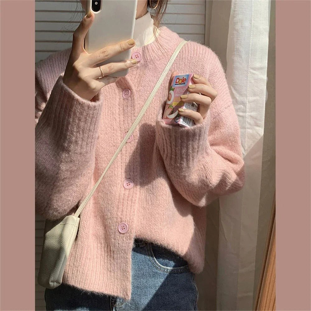 Gemütlicher lässiger Strickcardigan - Pullover - Livezo