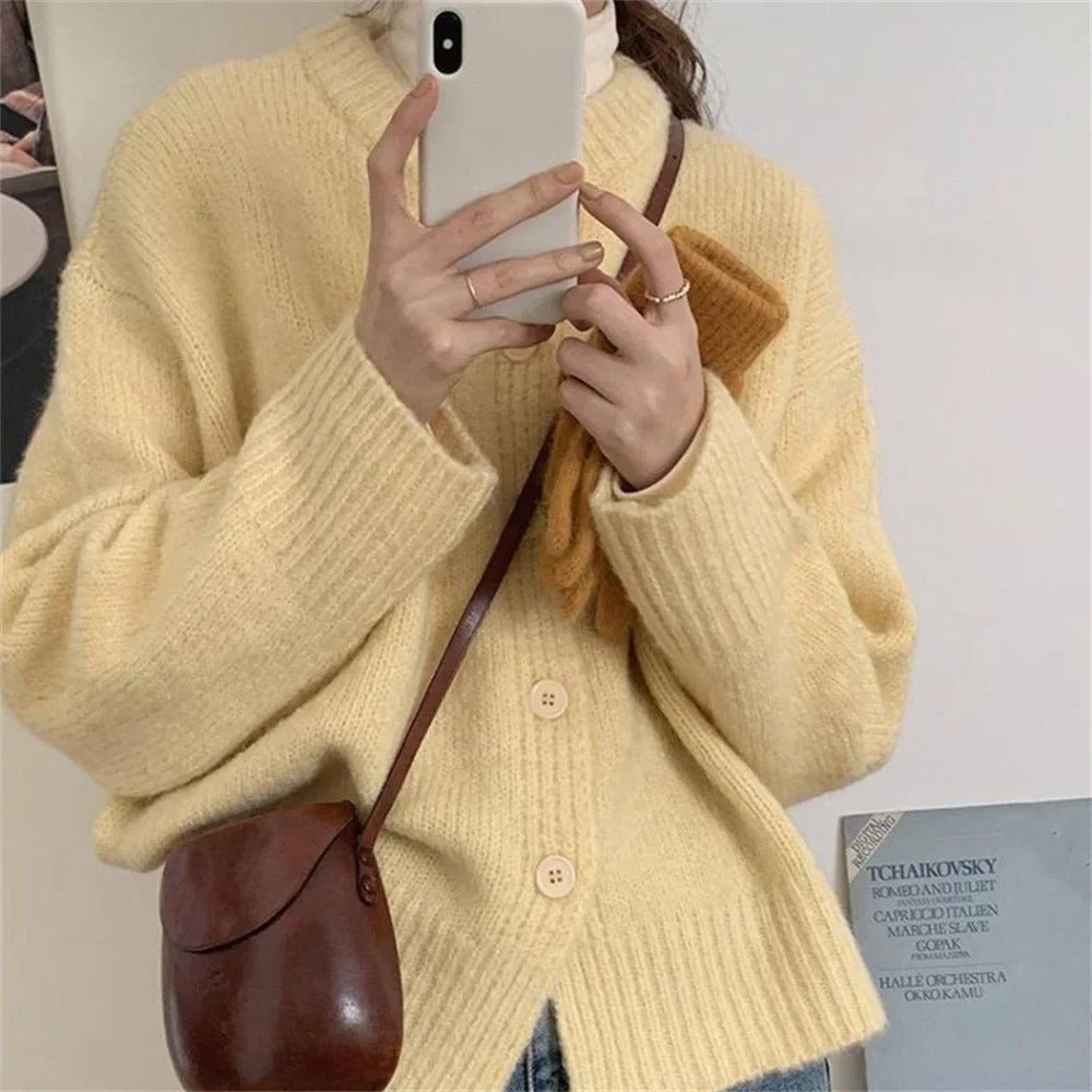 Gemütlicher lässiger Strickcardigan - Pullover - Livezo