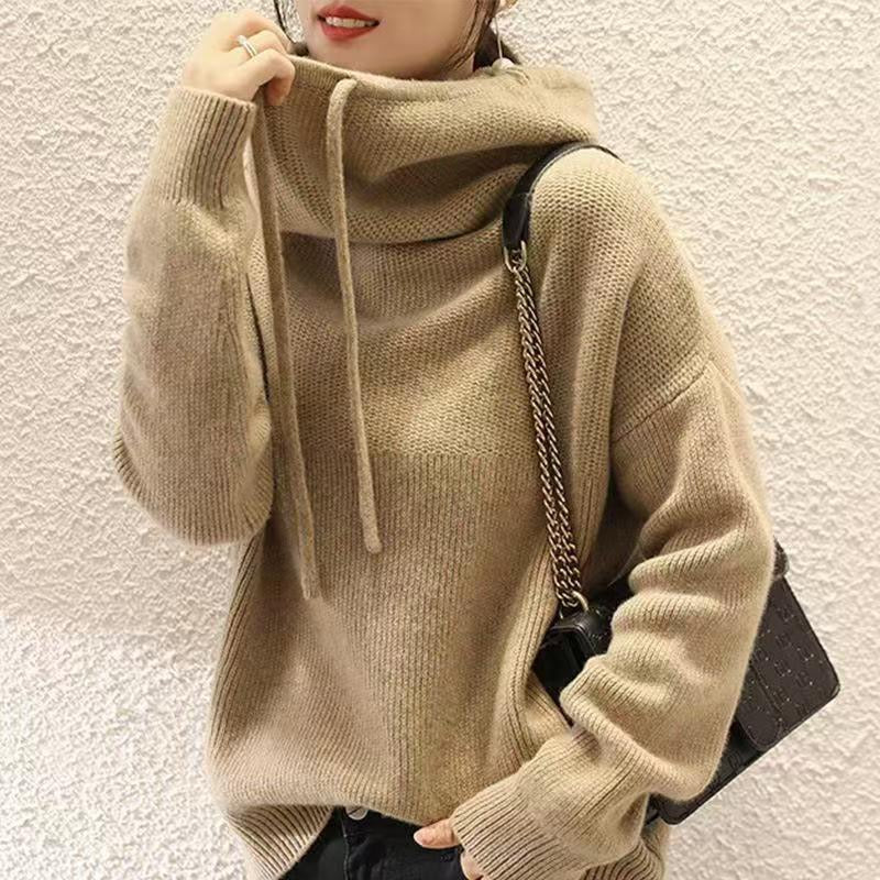 Gemütlicher Strick - Hoodie - Pullover für lässigen Komfort - Livezo