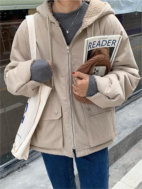 Henriette - Umkehrbare Fleece Parka für Gemütliche Wintertage - Livezo