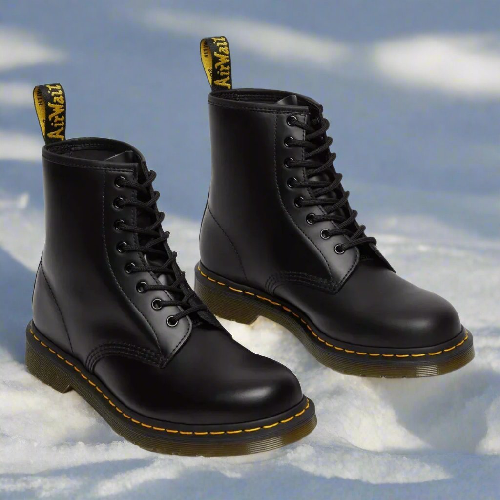 Klassische elegante Schnürstiefel aus Leder - Livezo