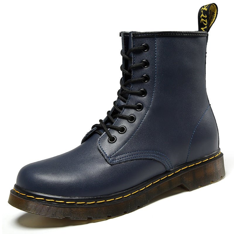 Klassische elegante Schnürstiefel aus Leder - Livezo