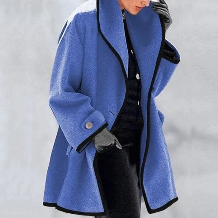 Klassischer Wollmischmantel für Herbst und Winter - Livezo