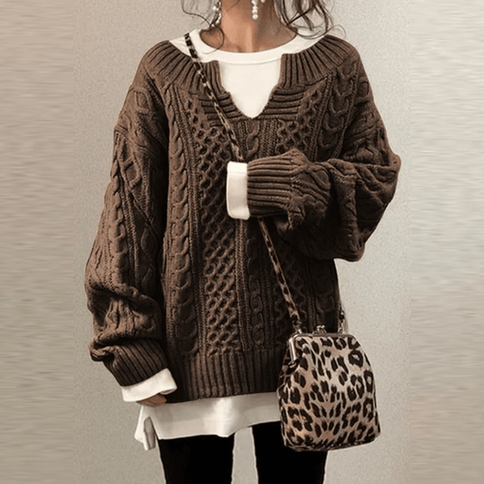 Loretta - Retro - Strickpullover für Frauen - Livezo