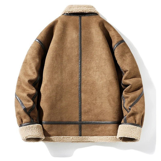 Men's Shearling Aviator Jacket - Harren Cole