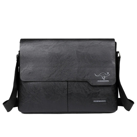 RustMark Leather Messenger - Harren Cole