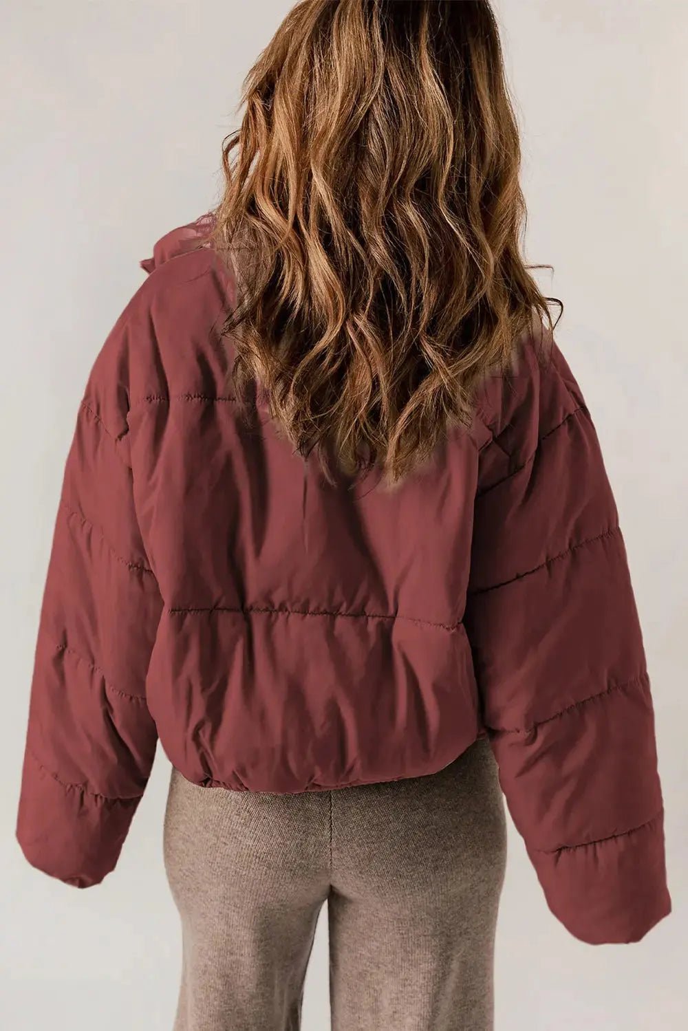 Schicker, länglicher Mantel mit Kragen und Reißverschluss für stylisches Layering - Livezo