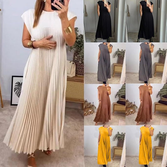 Seraphina Faltenmaxikleid - Livezo