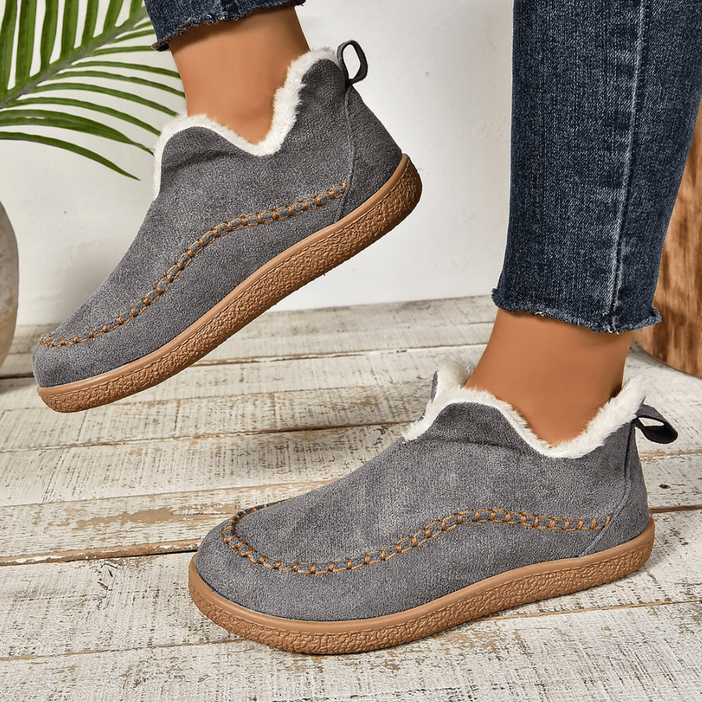 Warme Winterstiefel mit Futter aus Fleece und rutschfesten Sohlen - Livezo