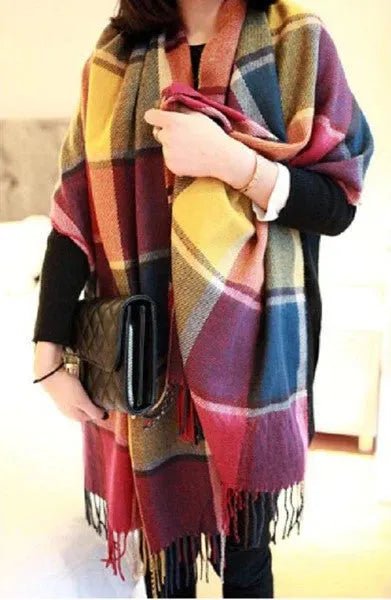 Weicher Kaschmirschal Gemütlich Warm Leichtes Accessoire - Livezo