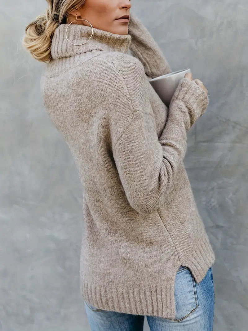 Cleo - Pullover mit Rollkragenpullover