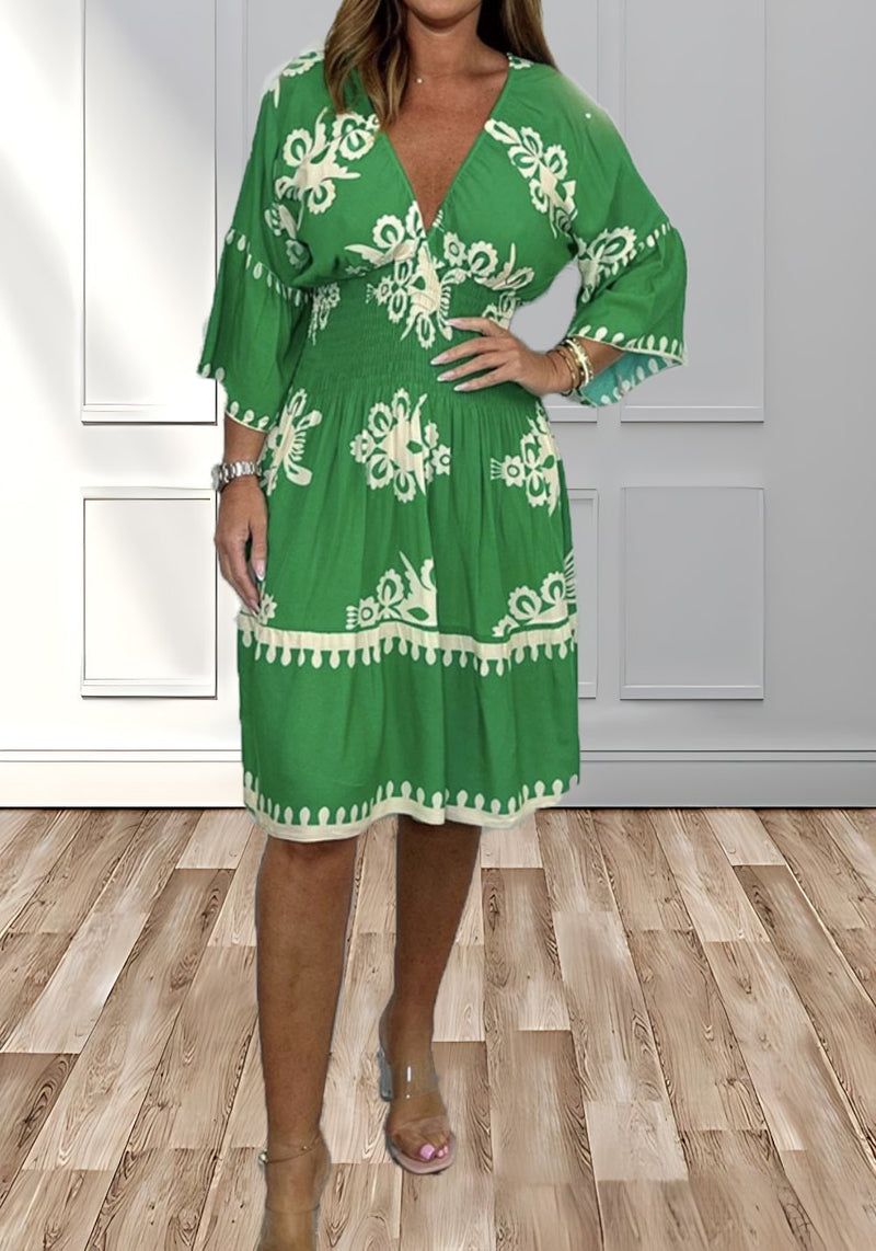Lässiges Boho-Kleid mit lockerer Silhouette