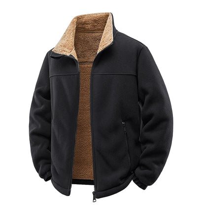 Men’s Fleece Polar Lined Hunting Jacket Multi-Pocket