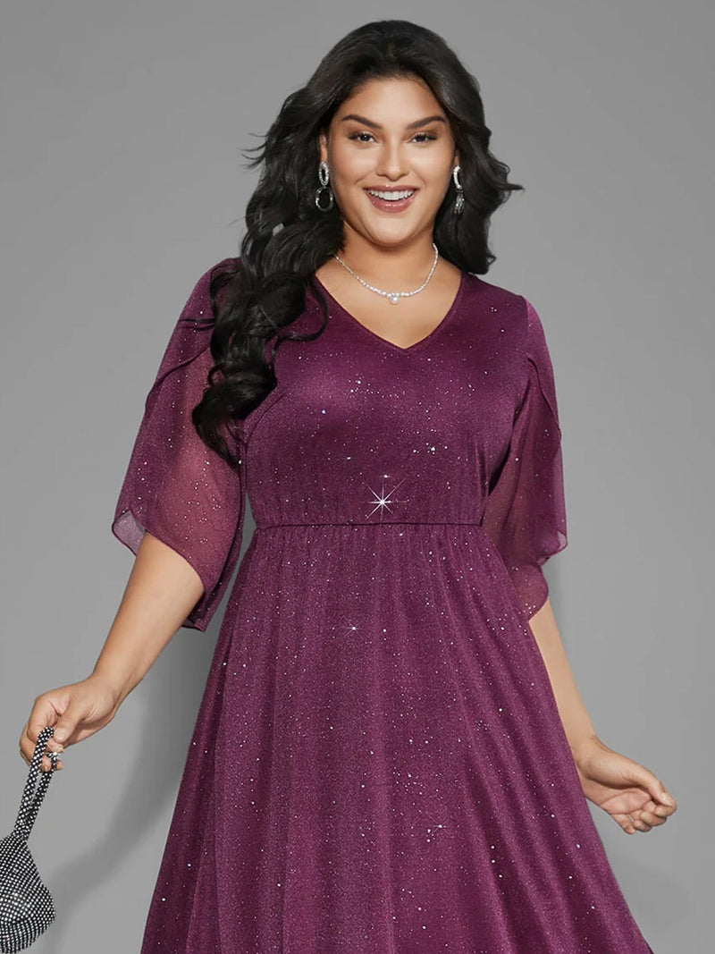 Himmlische Eleganz – Funkelndes Abendkleid ✨
