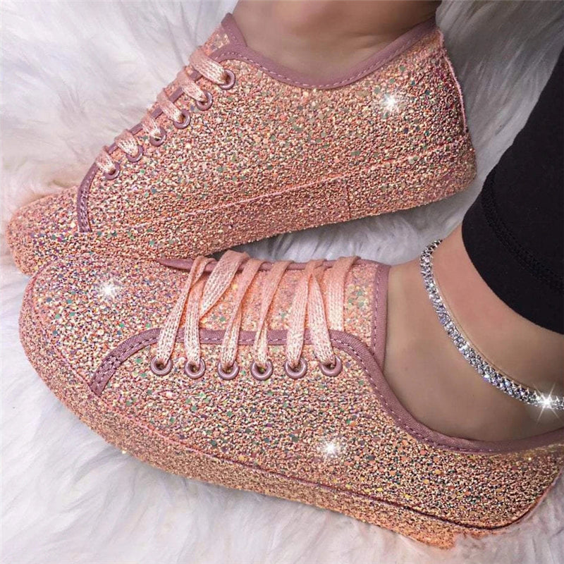 Crystal Sneakers- ✨ Glänze mit jedem Schritt!