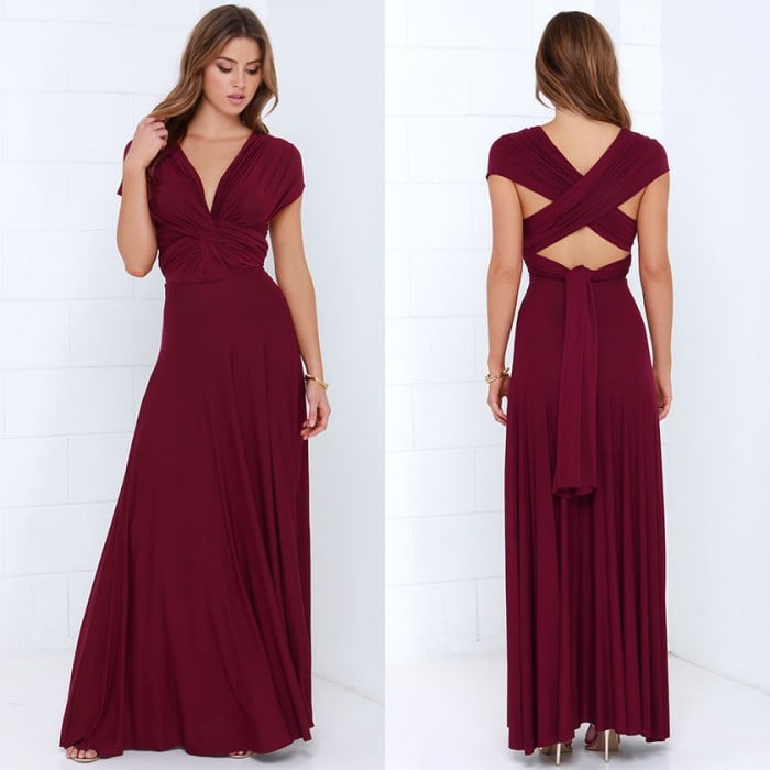 15 - in - 1 wandelbares Kleid mit mehreren Styling - Optionen - Livezo