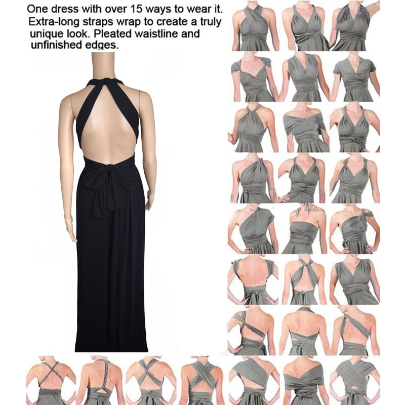 15 - in - 1 wandelbares Kleid mit mehreren Styling - Optionen - Livezo