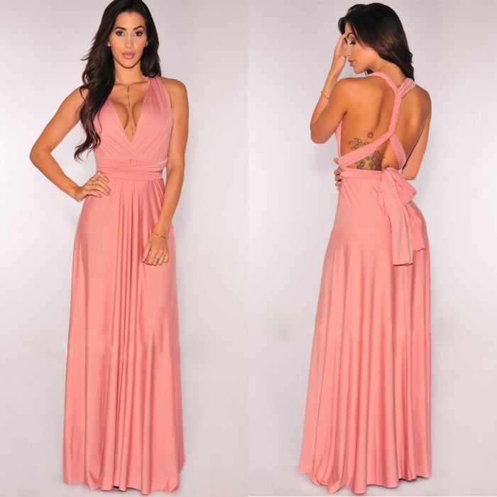 15 - in - 1 wandelbares Kleid mit mehreren Styling - Optionen - Livezo