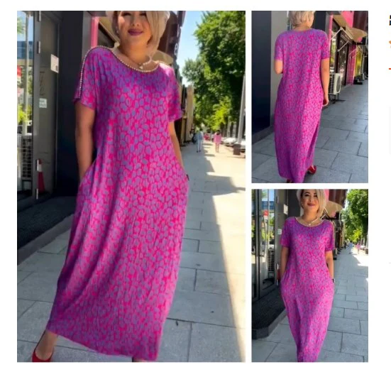 Trendiges Freizeitkleid