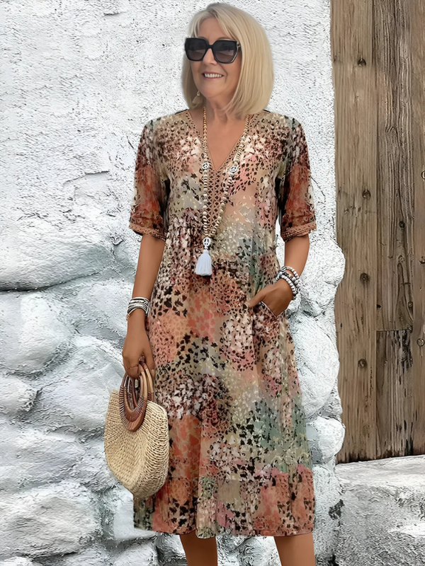 Journi | Lebhaftes Midikleid