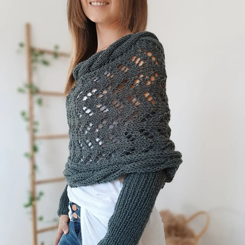 Janina - Modischer Strickbolero für stilvolle Damen!