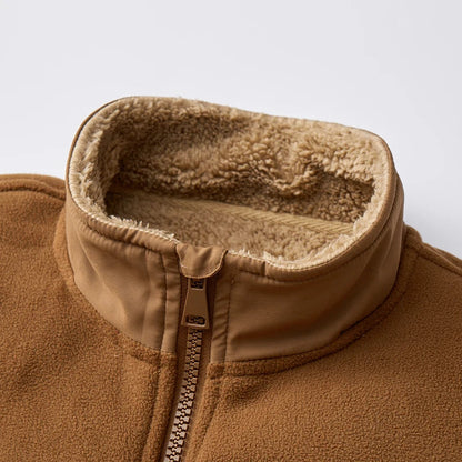 Men’s Fleece Polar Lined Hunting Jacket Multi-Pocket
