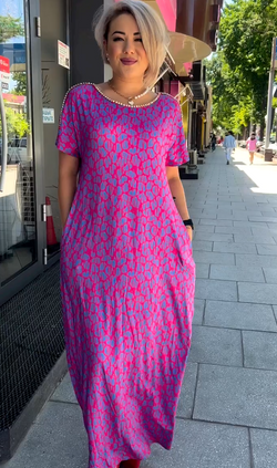 Trendiges Freizeitkleid