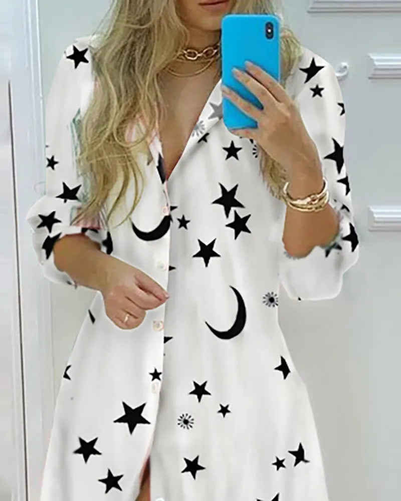 Retro Chic Polo Kleid