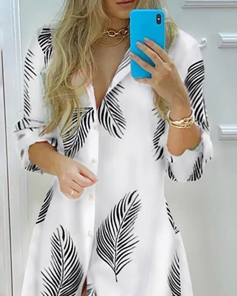 Retro Chic Polo Kleid