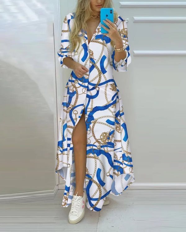 Retro Chic Polo Kleid