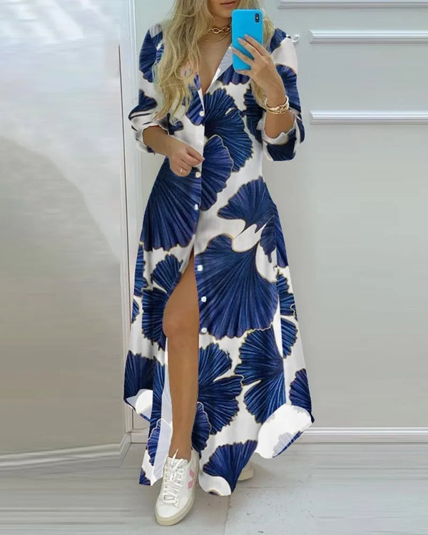 Retro Chic Polo Kleid
