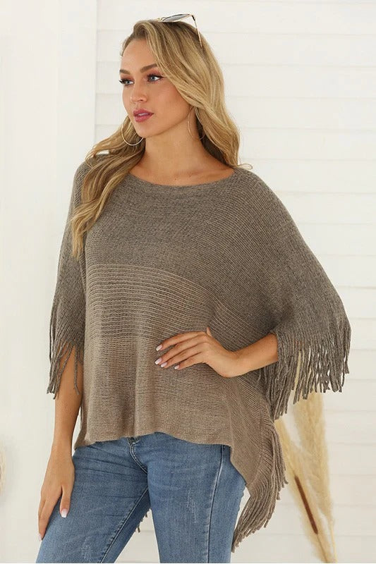 Knit Poncho - Kuschle dich stilvoll ein