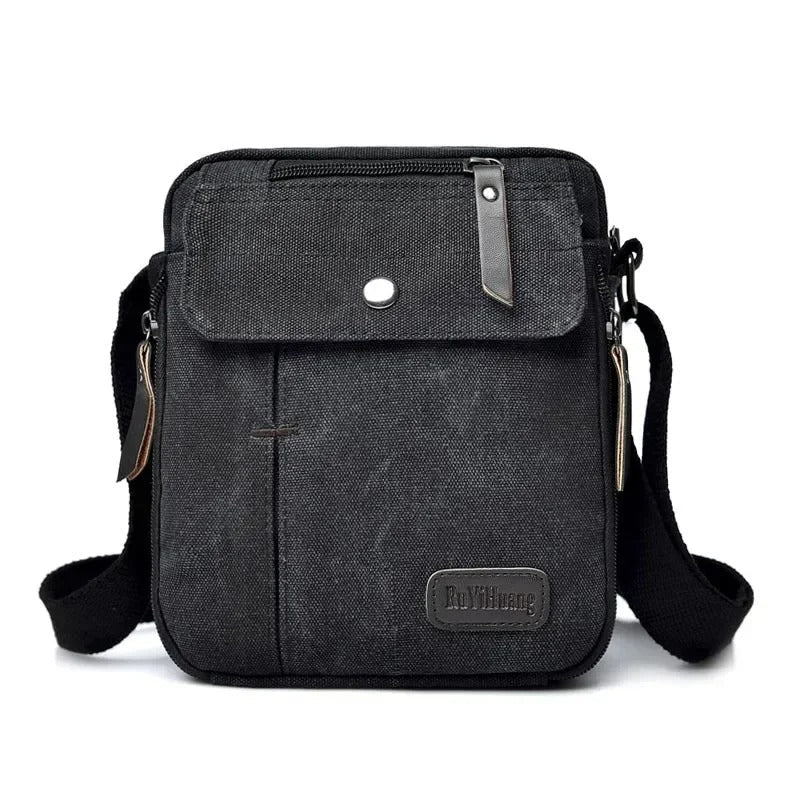 Canvas Vertical Sling Bag