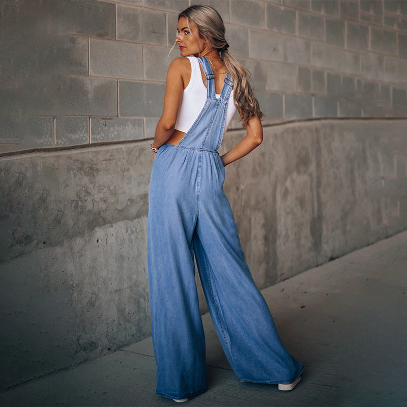 Yvette - Denim-Overall