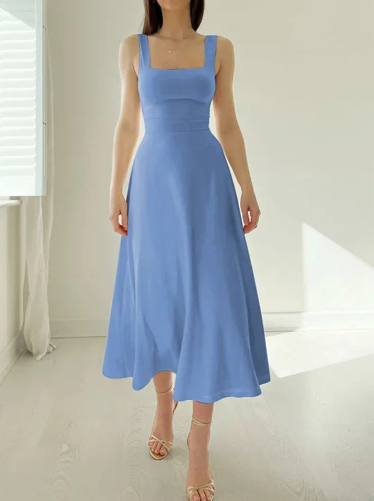 Heidi-Mode | Audrey Midi Kleid Wendbar Aus Organischem Bambus Mit Taschen